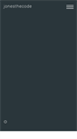 Mobile Screenshot of jonesthecode.com